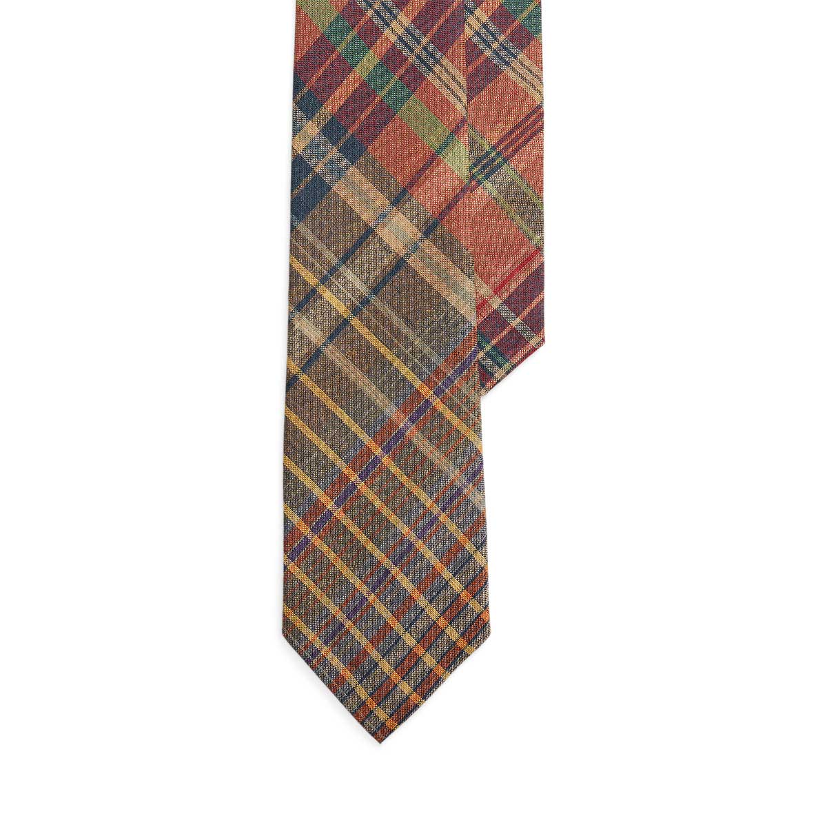 Polo Ralph Lauren Plaid Linen Tie